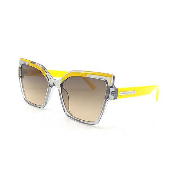 Óculos Prorider - Solar Amarelo e Translucido com Lentes Degrade - 2025T