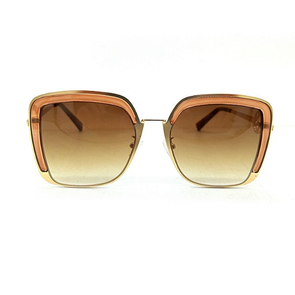 Óculos Prorider - Solar Bege e Dourado com lente Degrade-2025BD