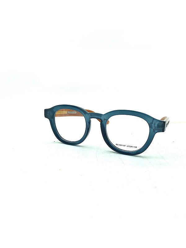 Prorider Trend Collection- receituário Marrom e Azul com lente de apresentação