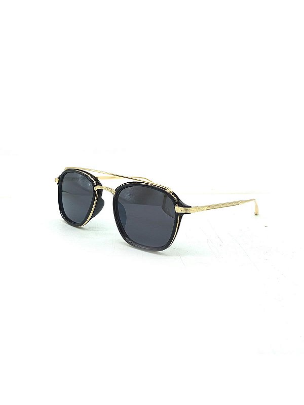 Prorider Trend Collection- Solar Preto e Dourado com lente Fume