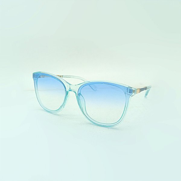 Prorider- Solar Dourado e azul com lente azul