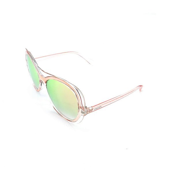 Óculos de Sol Prorider Transparente Rosê Com Lente Espelhada Colorida -  S8761-58