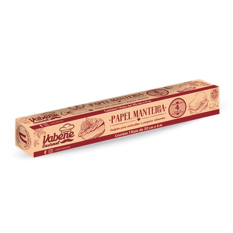 PAPEL MANTEIGA GOURMET 30CMX4M VABENE