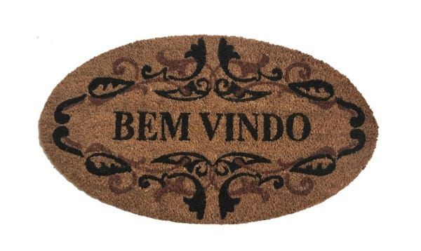Capacho fibra de coco oval - AGI Tapetes