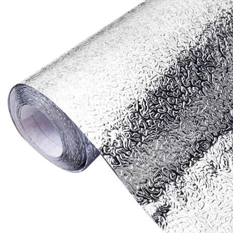 Forro Adesivo Impermeavel 2m x 40cm Prata Clink