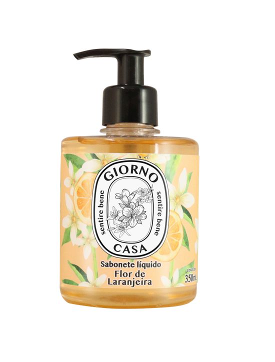 SABONETE LIQUIDO GIORNO FLOR DE LARANJEIRA 350ML