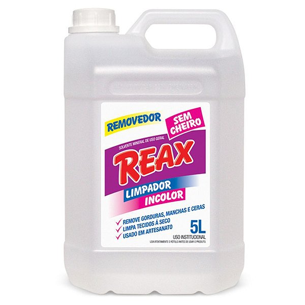 REAX REMOVEDOR SEM CHEIRO 5 LT