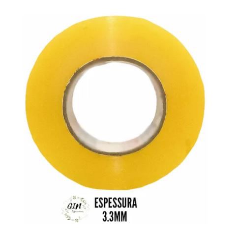 Fita Adesiva 300m Larga Transparente Para Embalar