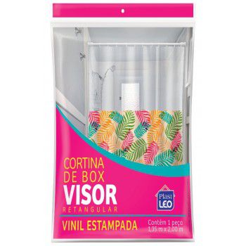 CORTINA P/ BOX VINIL ESTAMP VISOR LISO 1,35X2,0 MT