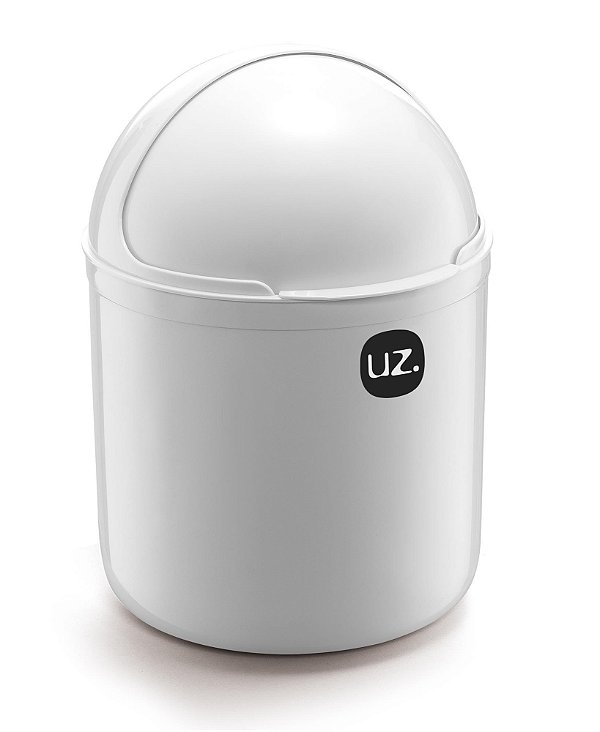 Lixeira de pia branca 4L UZ