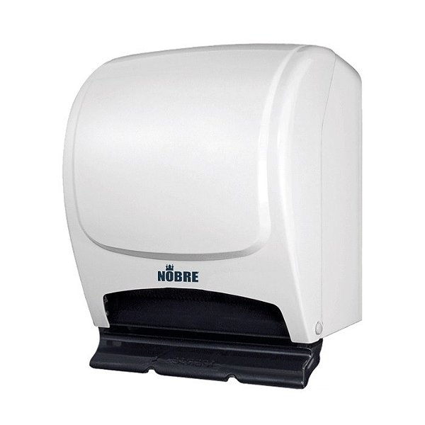 Dispenser c/ alavanca p/ toalha bobina branco - NOBRE