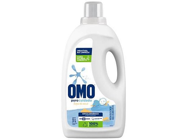 OMO LAVA ROUPA LIQUIDO 3L PURO CUIDADO