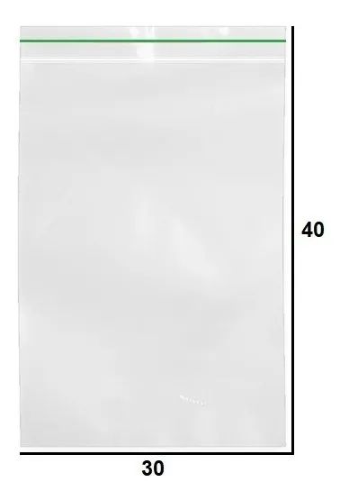 SACO PLASTICO ZIP N11 30X40CM 50UN VABENE