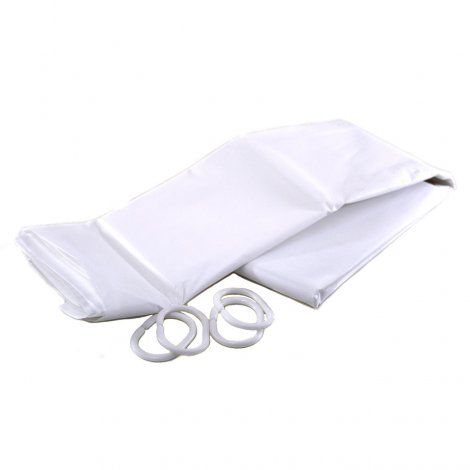 Cortina de Banheiro 185x180 cm com Gancho Colors