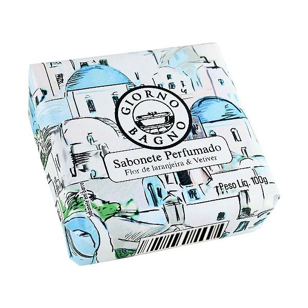 SABONETE EM BARRA GIORNO BAGNO FLOR DE LARANJEIRA E VETIVER 100G