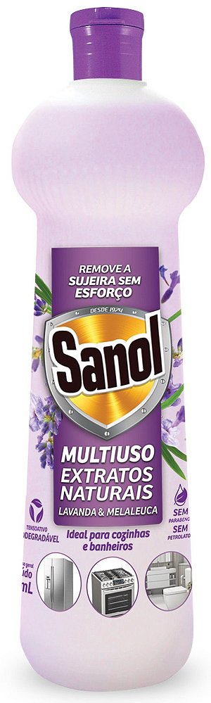 MULTIUSO SANOL EXTRATOS NATURAIS LAVANDA E MELALEUCA 500ML