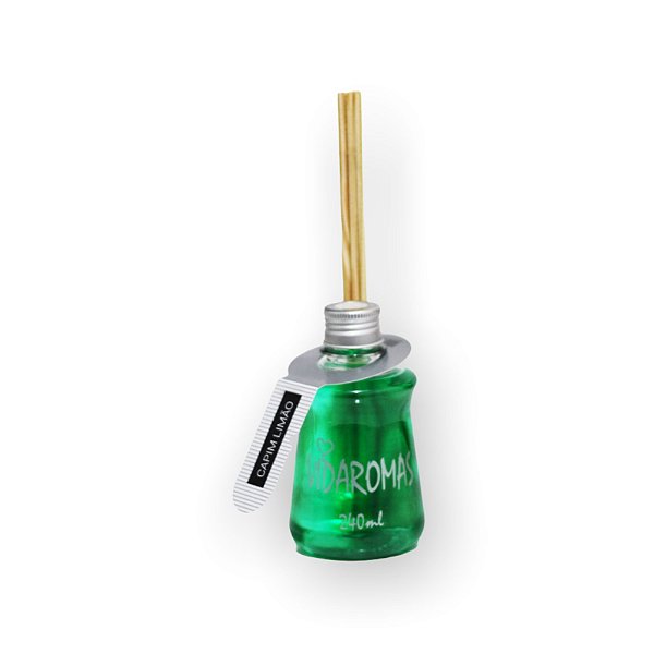 DIFUSOR DE AMBIENTES (VARETAS) CAPIM LIMAO 240ml VIDAROMAS