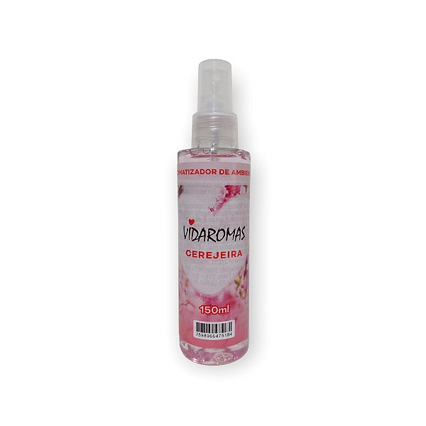 AROMATIZADOR DE AMBIENTES (SPRAY) CEREJEIRA 150ML VIDAROMAS