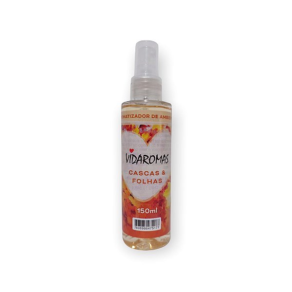 AROMATIZADOR DE AMBIENTES (SPRAY) CASCAS & FOLHAS 150ML VIDAROMAS
