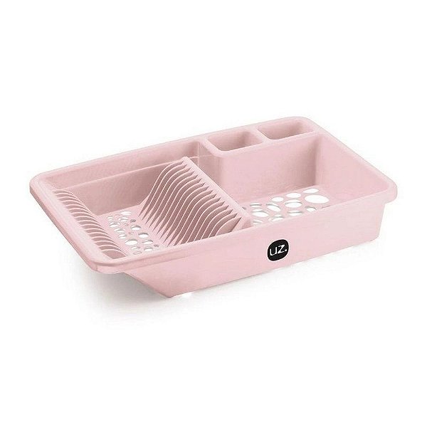 ESCORREDOR DE LOUCA VAZADO ROSA UZ.