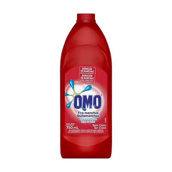 TIRA MANCHAS OMO 750ML ROUPAS COLORIDAS