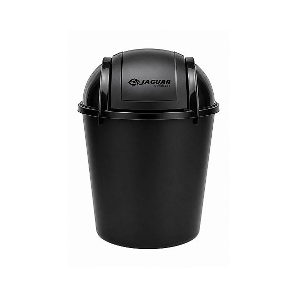 Lixeira Basculante para Pia 5,5L Preto Jaguar