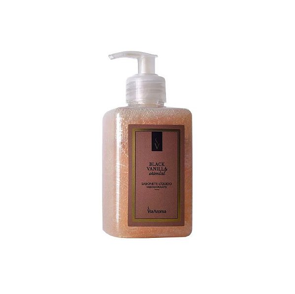 Sabonete Líquido Desodorante Black Vanilla Via Aroma - 300ml