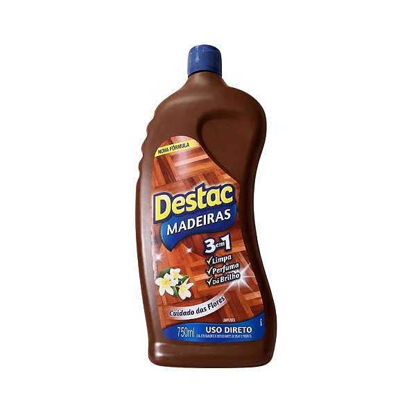 Limpa Piso de Madeira Cuidado das Flores 750ml Destac