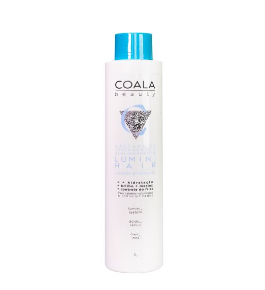 MÁSCARA DE TRATAMENTO E REALINHAMENTO LUMINI HAIR 1L - COALA BEAUTY