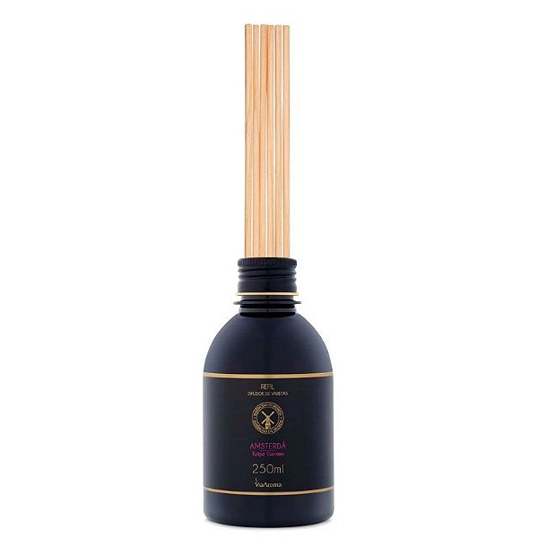 Refil para Difusor de Varetas Linha Mundo Amsterdã Via Aroma - 250ml