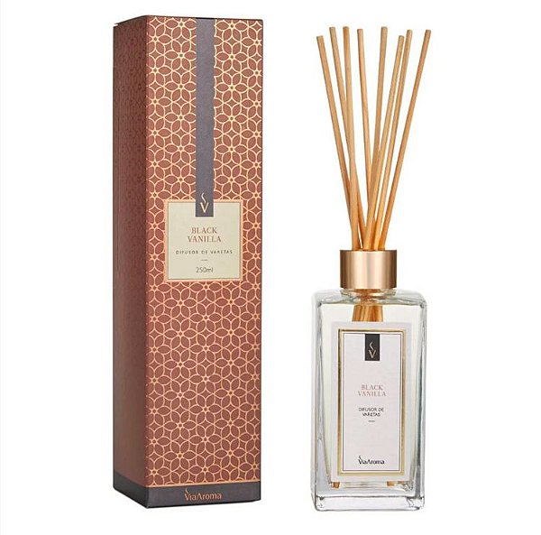 Difusor de Varetas Black Vanilla Via Aroma - 250ml