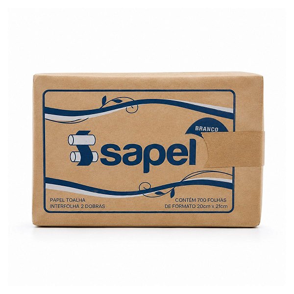 Papel Toalha Interfolha 2D 20x21cm 700 Folhas Isapel