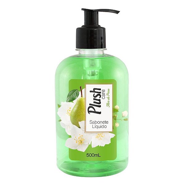 SABONETE LIQUIDO FLOR DE PERA PLUSH CARE 500ML