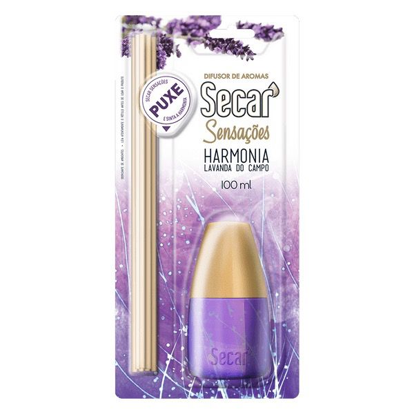 DIFUSOR DE AROMAS SECAR SENSACOES HARMONIA LAVANDA 100ML