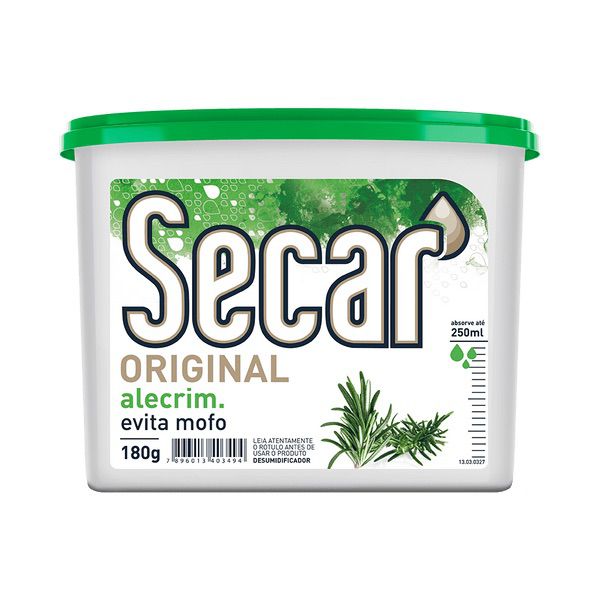 DESUMIDIFICADOR SECAR ORIGINAL ALECRIM 180G