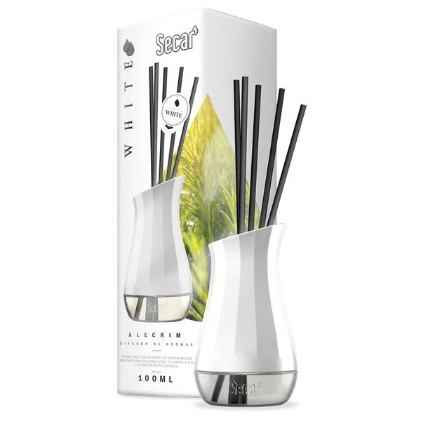 DIFUSOR DE AROMAS SECAR WHITE ALECRIM 100ML