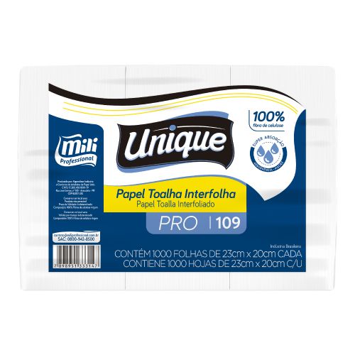 INTERFOLHA UNIQUE PRO 26G 1000FLS 23X20CM