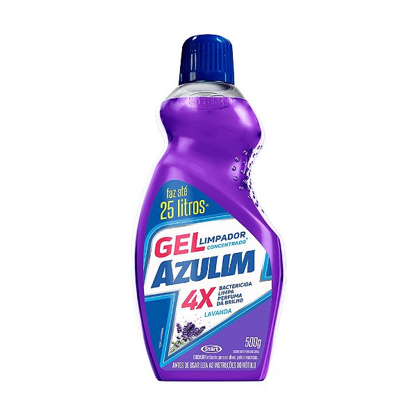 LIMPADOR GEL AZULIM 500G LAVANDA