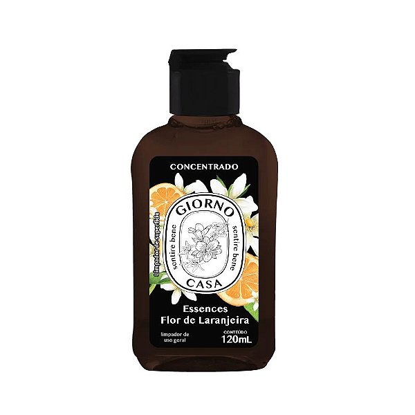 LIMPADOR CONCENTRADO DE SUPERFICIE GIORNO CASA ESSENCES FLOR DE LARANJEIRA 120ML