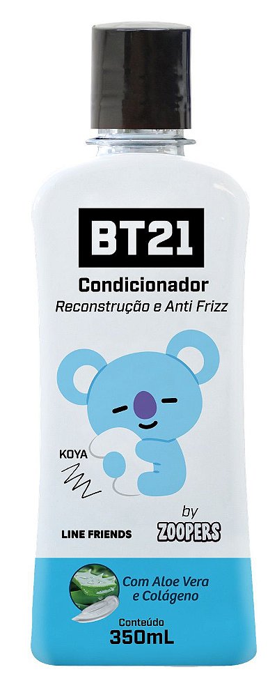 CONDICIONADOR BT21 BY ZOOPERS RECONSTRUCAO E ANTI FRIZZ 350ML