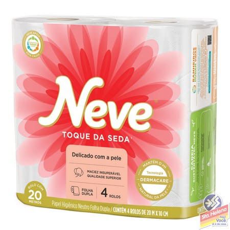 PAPEL HIGIENICO NEVE 20M 4UN DERMACARE