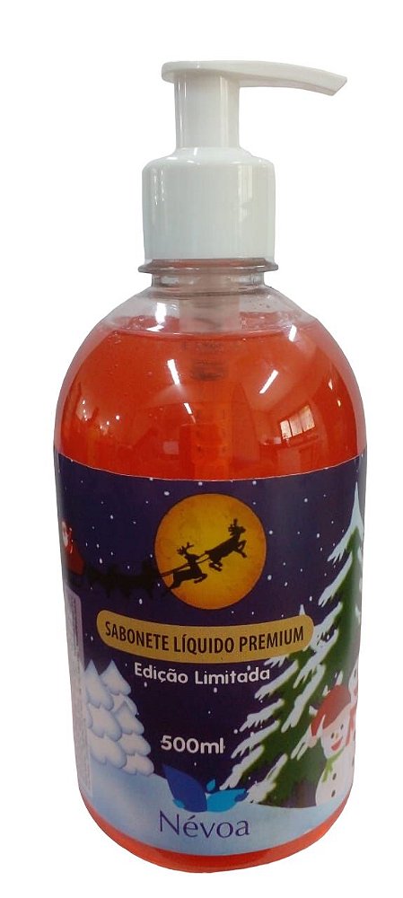 SABONETE LIQUIDO PREMIUM FRAMBOESA E CANELA 500ML LIMNE - NATAL