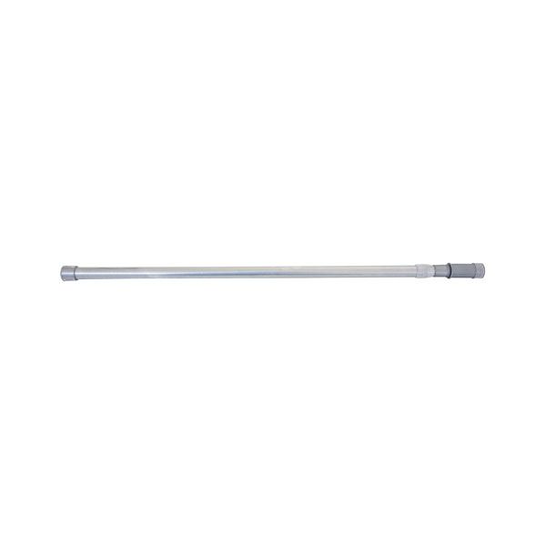 PORTA CORTINA UNIVERSAL ACO BRANCO 0,65M - 1,15M - SECALUX