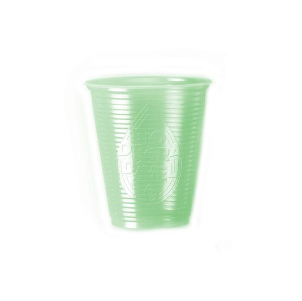 PACOTE Copo de 180ml Biodegradável Translúcido Cristalcopo com 100 UNIDADES