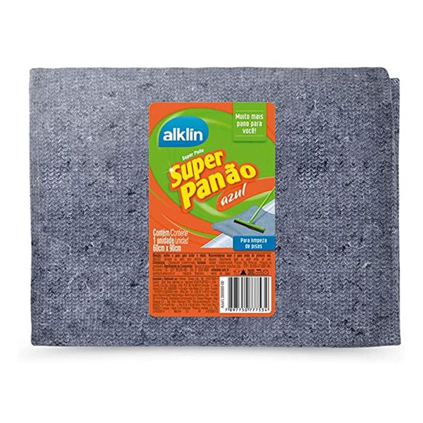 Pano 60x90 Azul Super Panão - Alklin
