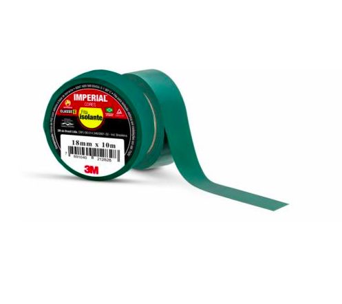 Fita Isolante 3M™ Imperial® – Verde, 18 mm x 10 m