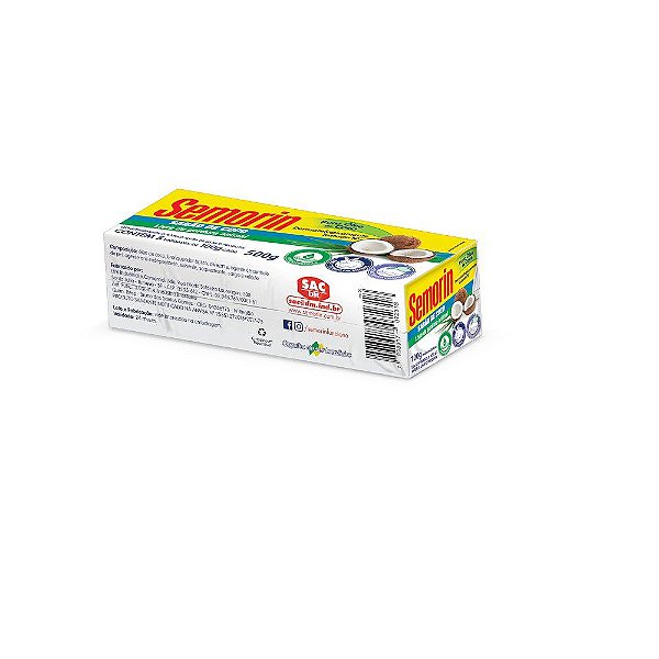 SEMORIN SABÃO DE COCO 5X100G