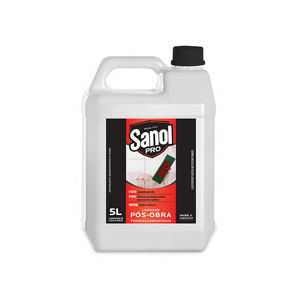 LIMPADOR POS OBRA  SANOL PRO 5 Litros