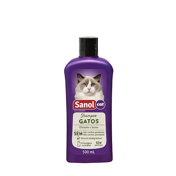 SHAMPOO GATOS SANOL DOG 500ML