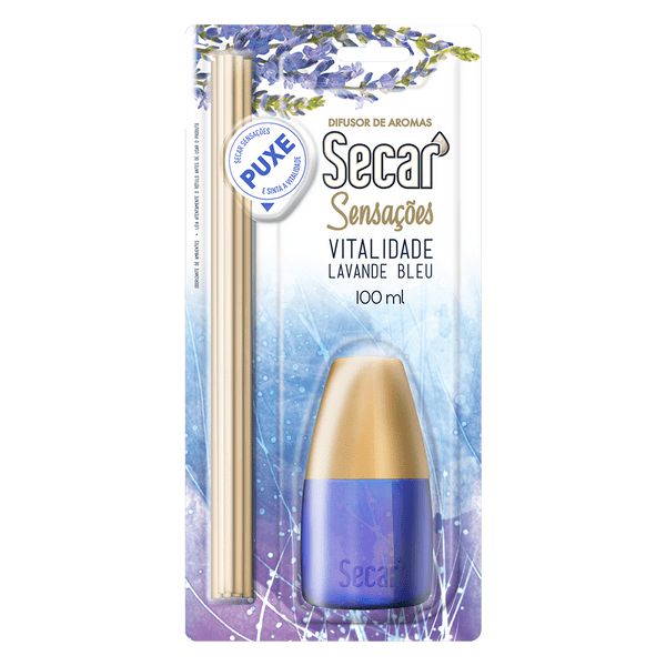 DIFUSOR DE AROMAS SECAR VITALIDADE LAVANDE BLEU 100ML